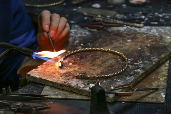 The jewellery workshop